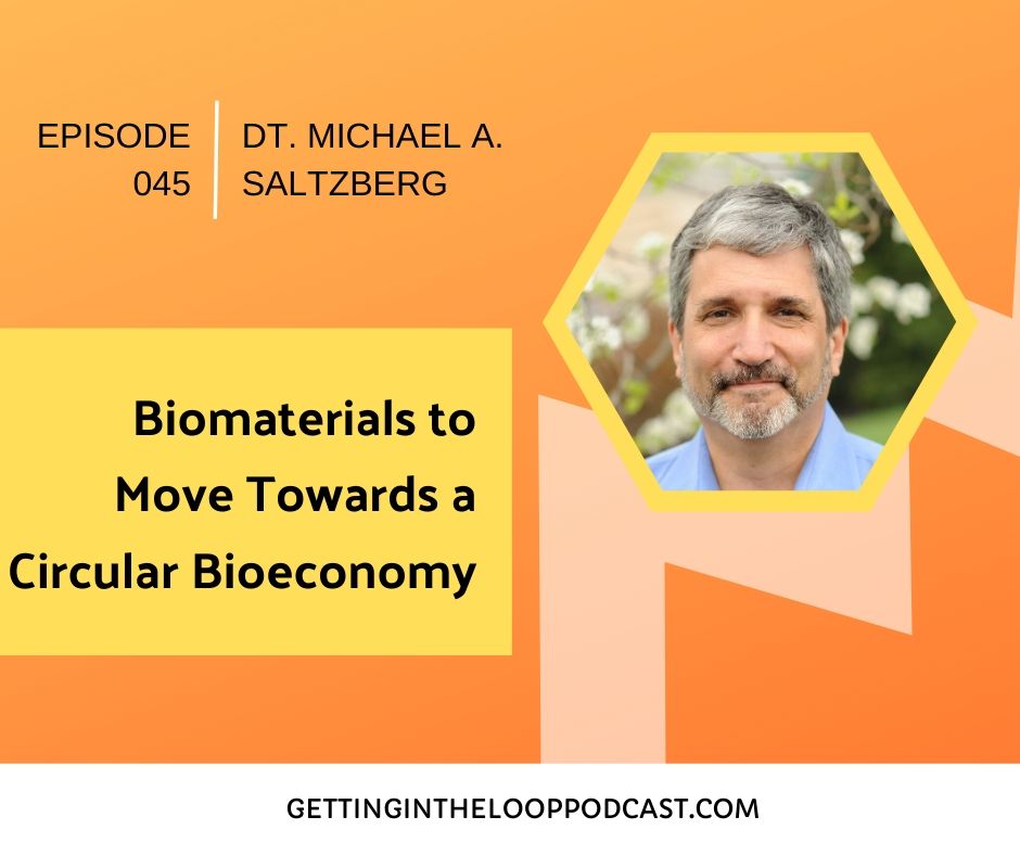 Biomaterials to Move Towards a Circular Bioeconomy with Dr. Michael A. Saltzberg | Getting in the Loop Podcast